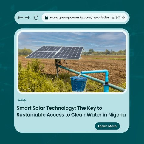 smart solar technology: the key to sustainable access to clean water in nigeria