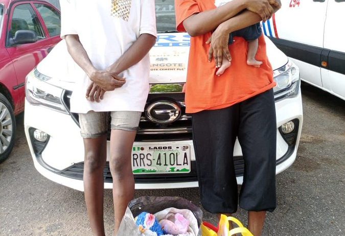 Lagos: Two arrested for attempting to sell two-month-old baby