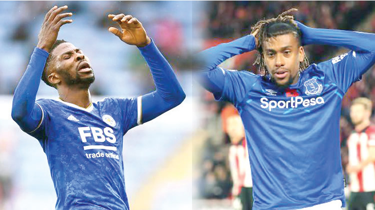 WHO GOES DOWN? •Iwobi, Iheanacho, Ndidi in EPL relegation battle