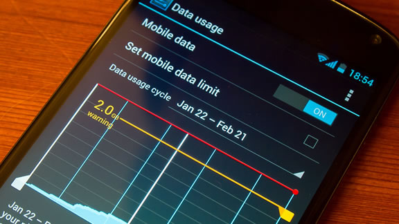 How to manage data usage