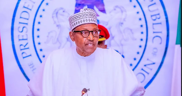 Buhari arrives state house conference centre for inauguration dinner