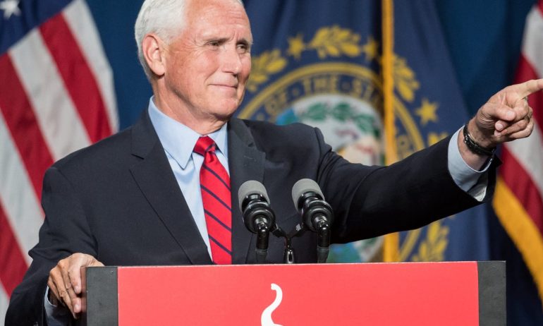 Trump’s former vice- president, Pence, declares presidential bid