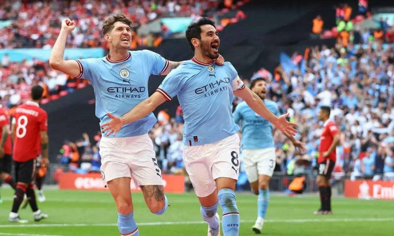 Man City clinch double, beat Man Utd 2-1 to win FA Cup