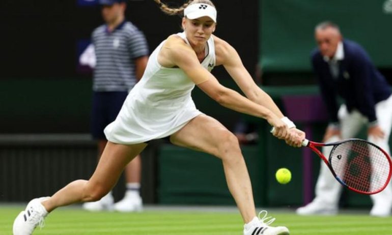 Wimbledon 2023 :Defending Champion Rybakina Avoids Upset Against Shelby Rogers