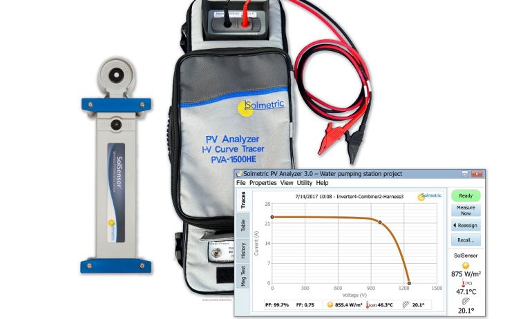 Fluke gains Solmetric’s high-wattage solar panel I-V curve tracer tool